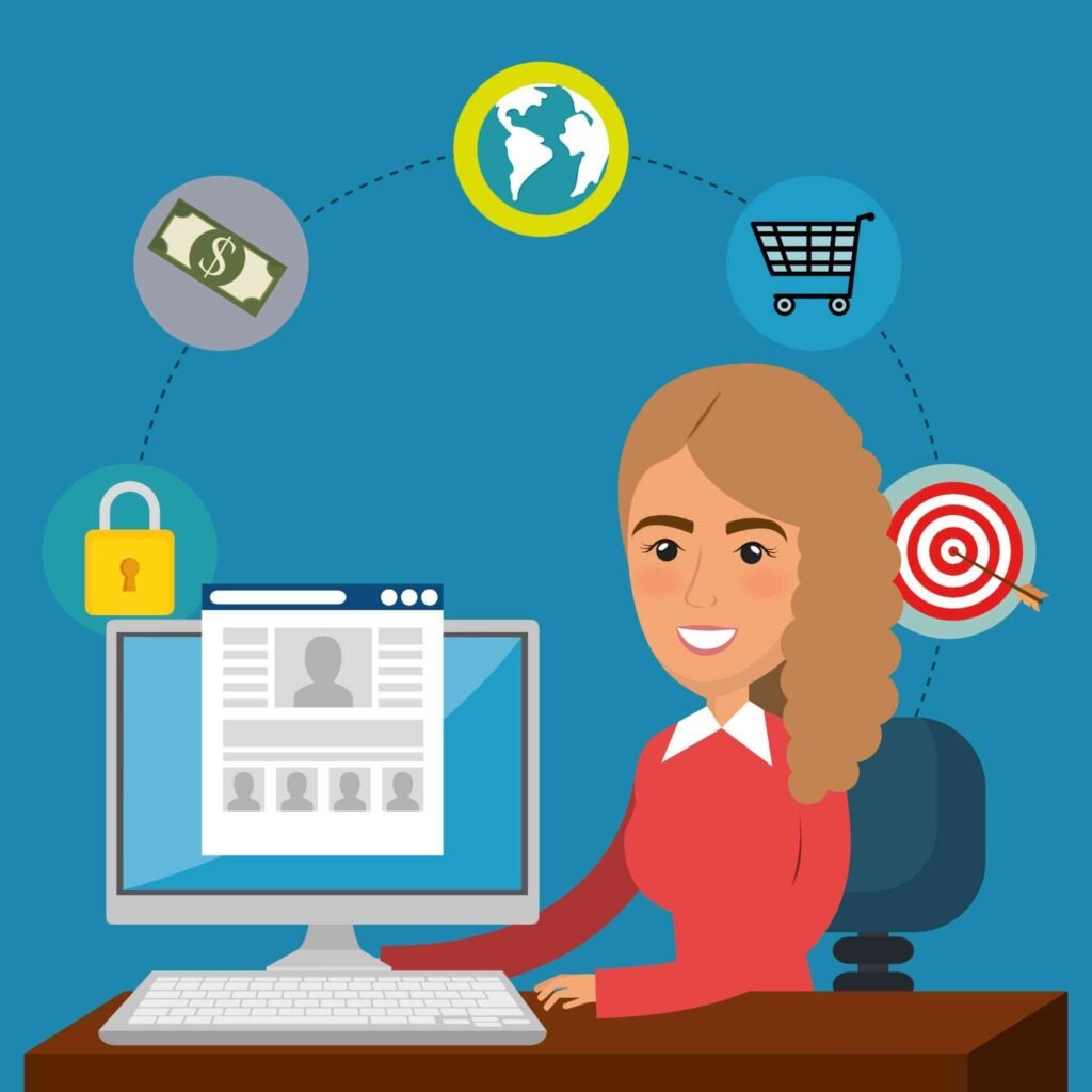 "A person comparing different life insurance quotes on a laptop screen, emphasizing the importance of shopping around for UK lifestyle life insurance."