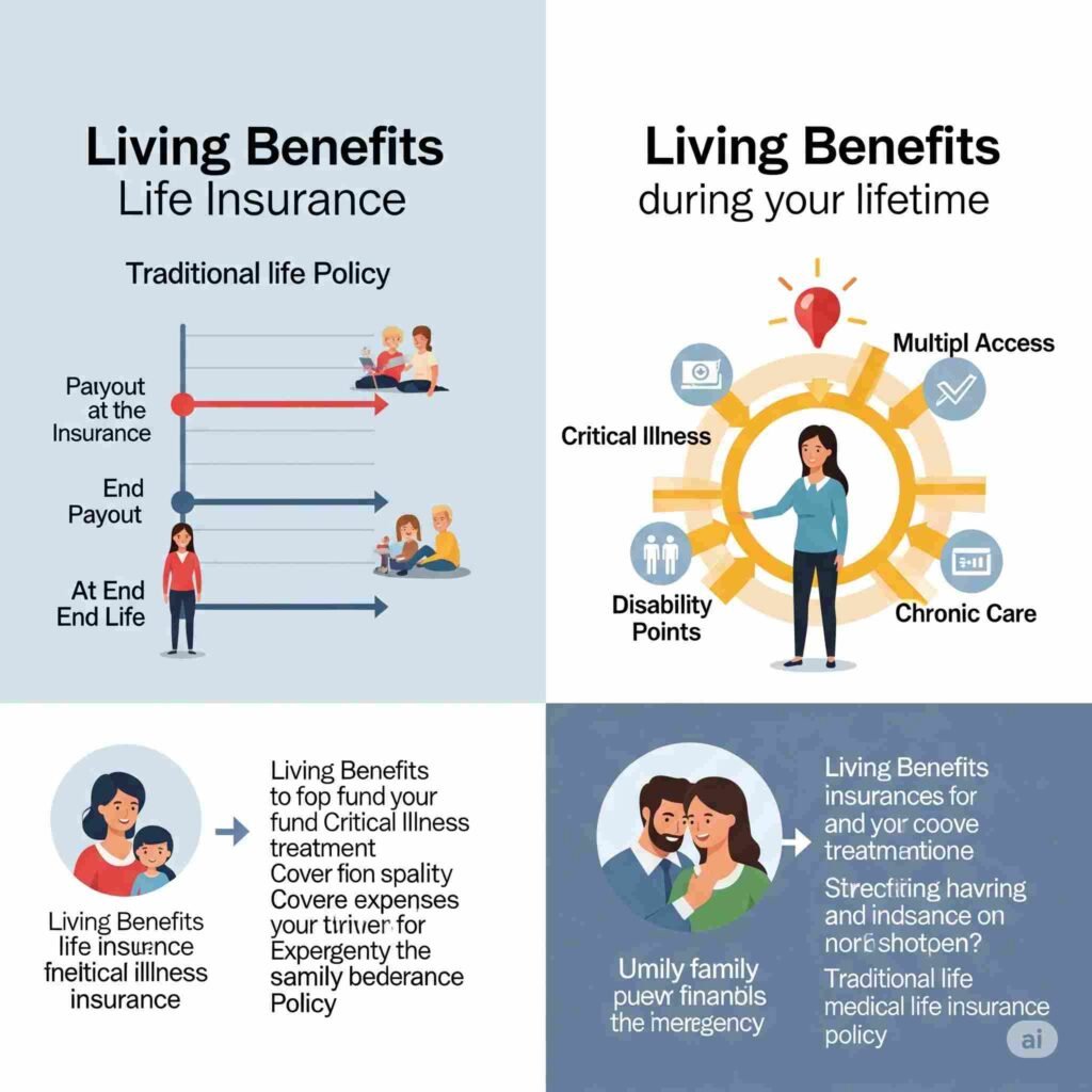 Understanding how living benefits life insurance provides financial access during your lifetime, unlike traditional policies.