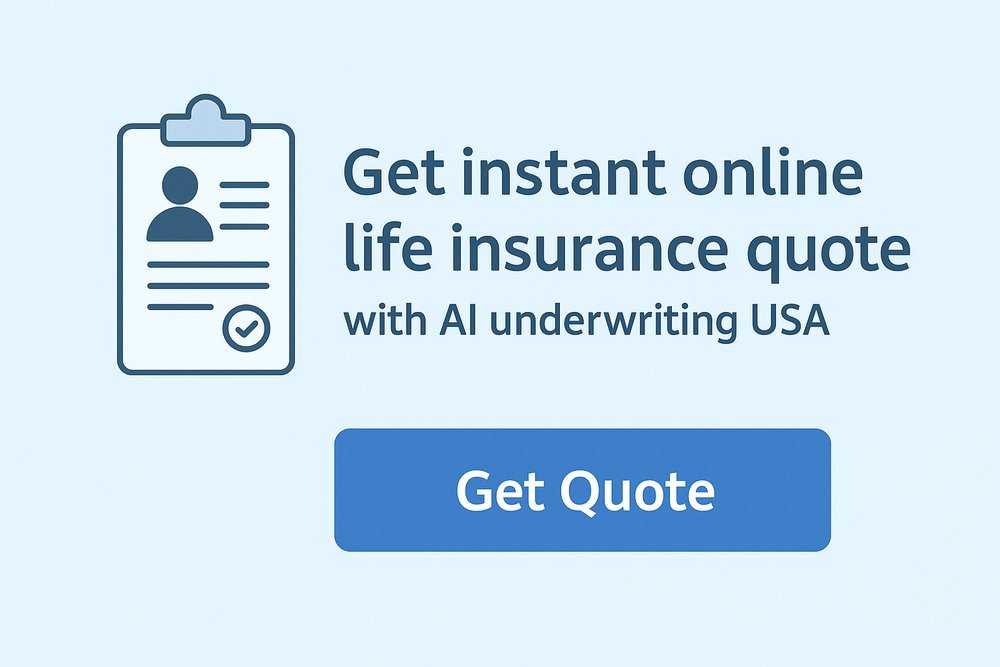 “Get instant online life insurance quote with AI life insurance underwriting USA”