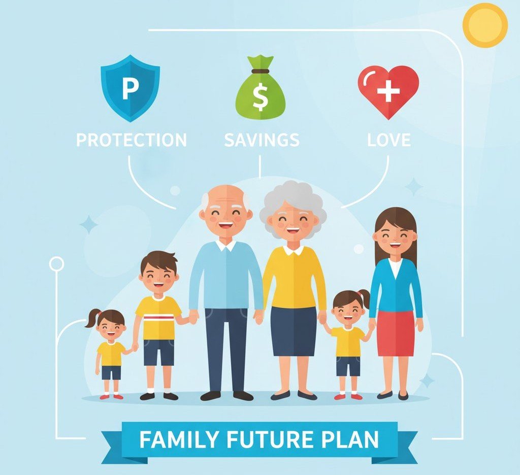 Happy Australian seniors exploring Life Insurance at 60 for family protection and financial security.