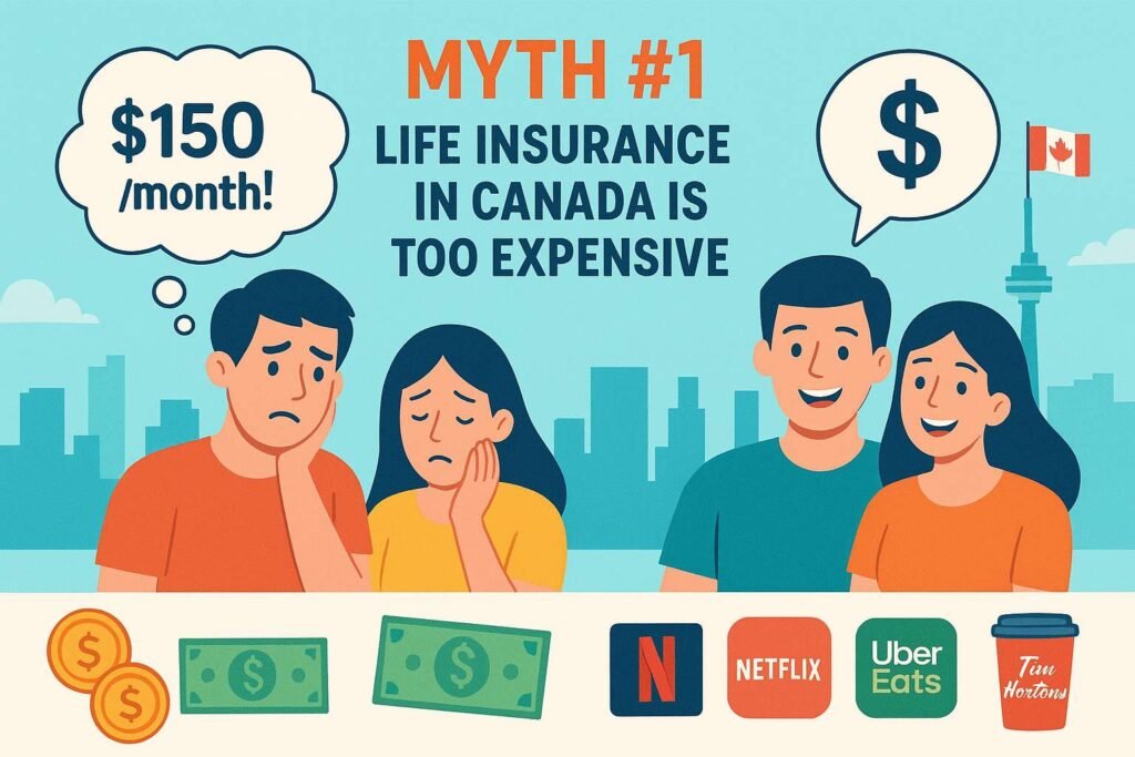 “Life insurance myths Canadians believe: perceived vs actual life insurance costs in Canada.”